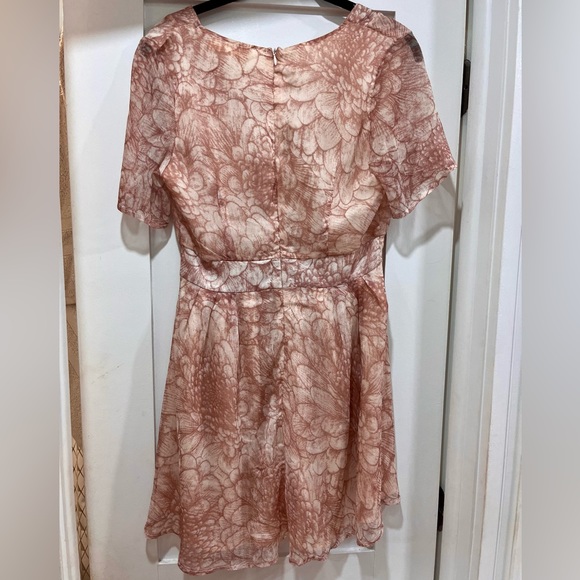 Native Daughters Pink Floral Babydoll Dress - Picture 3 of 4